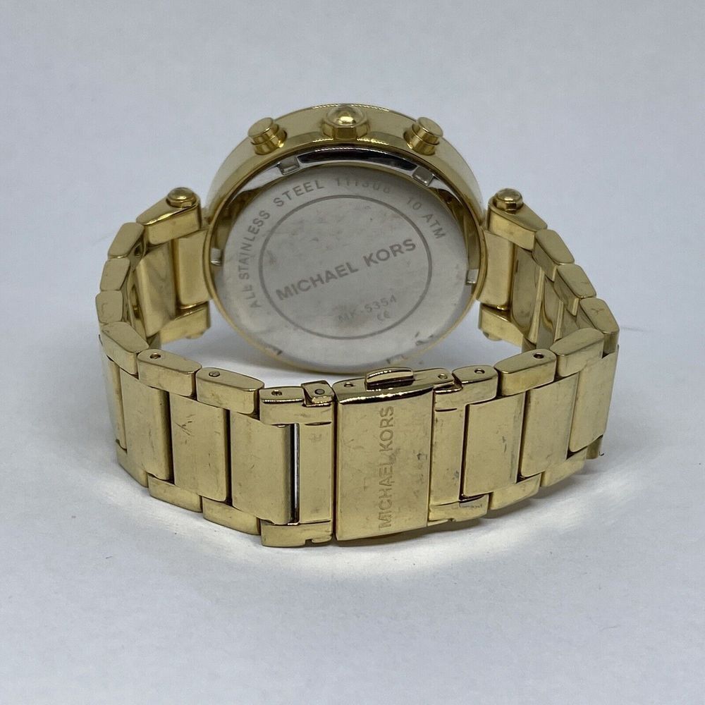 Michael Kors Parker MK5354 Womens Stainless Steel Analog Dial Quartz Watch MP731 - Picture 10 of 12